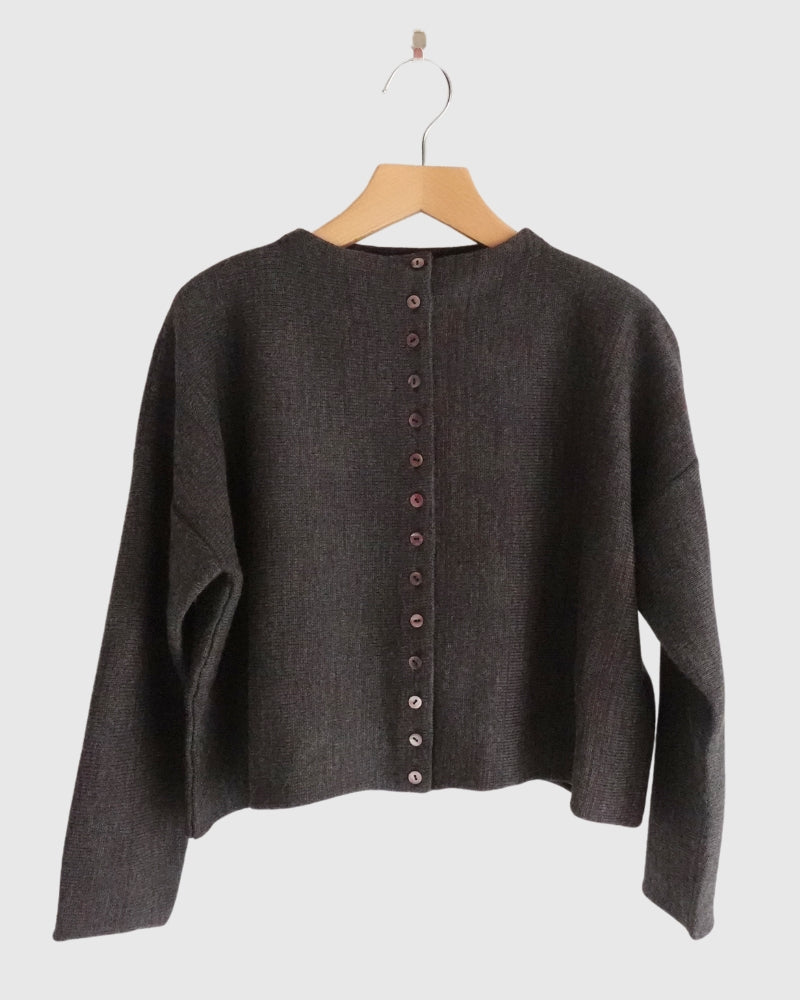 ボトルネックボイルニット Brown