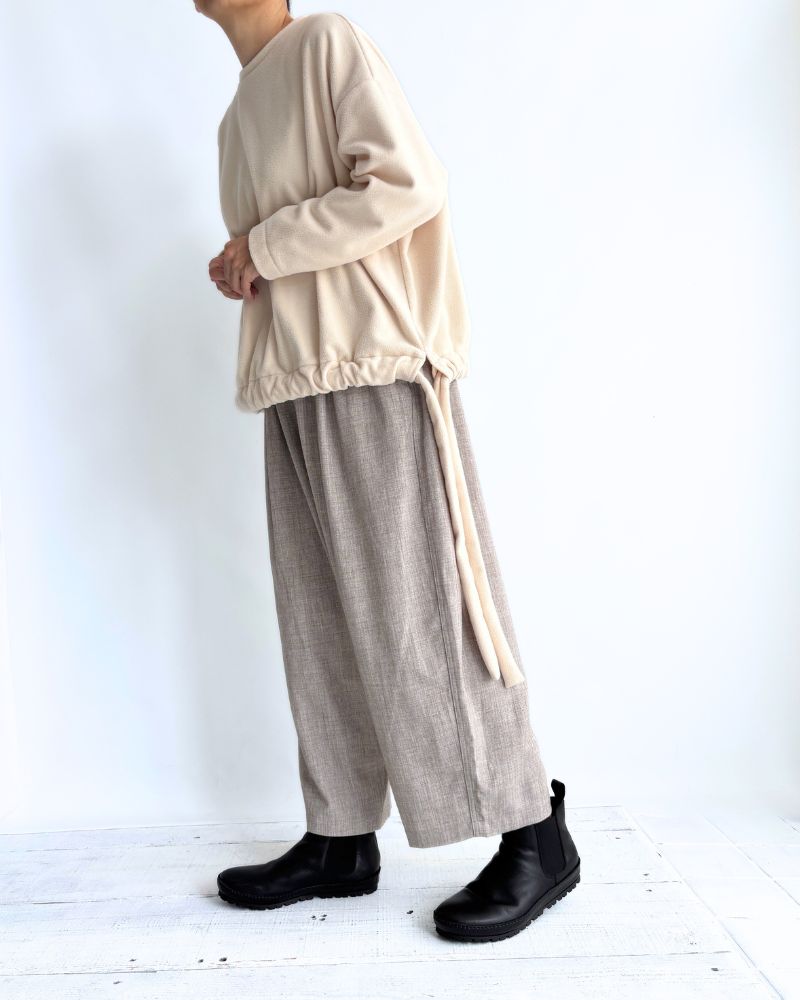 ルーズシルエットイージーパンツ 'PESH TR' LightBeige