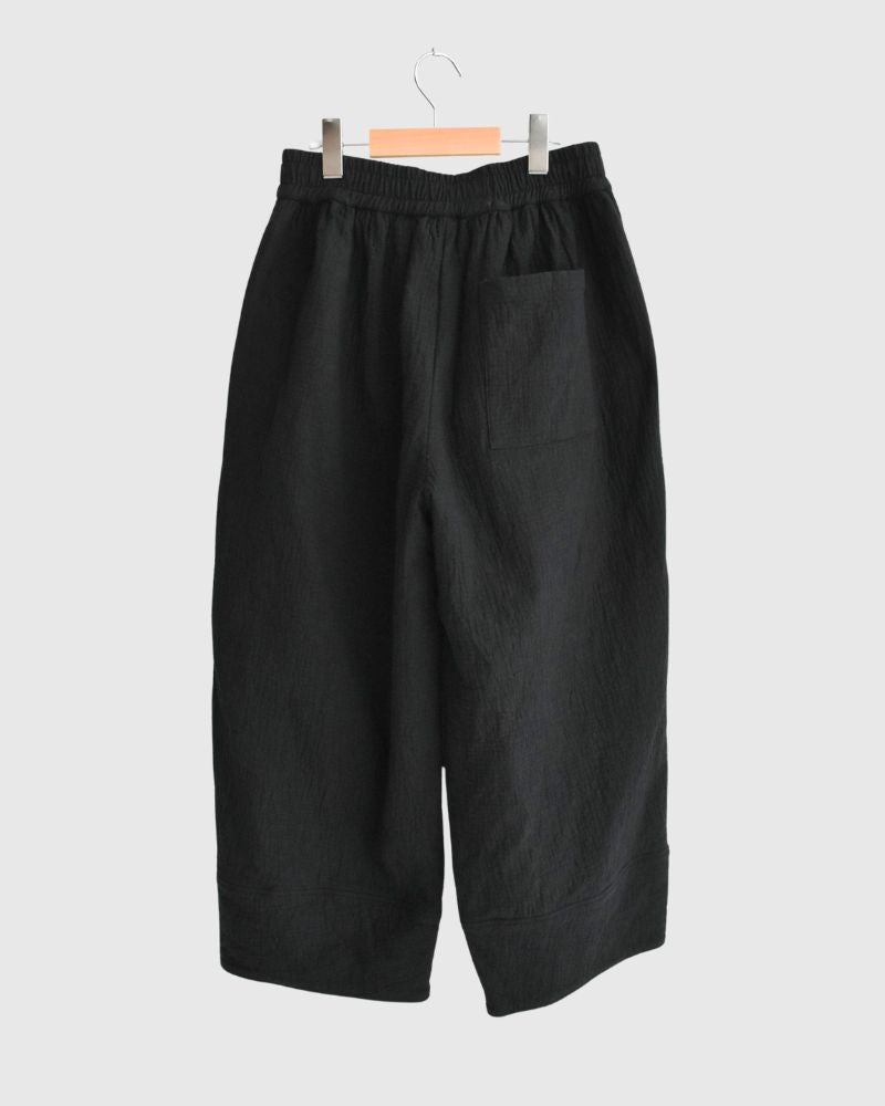 オリジナルランダムストライプキルト ヌーボーパンツ Black