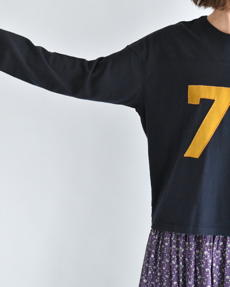 ナンバリング ワイドTシャツ Navy