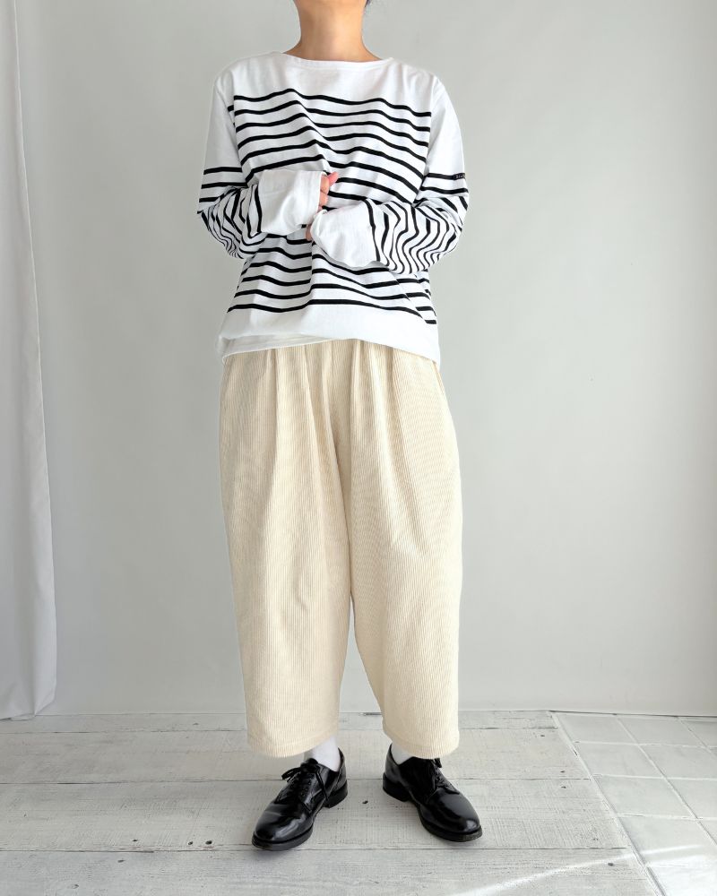 エッグパンツ（コーデュロイ） Ivory