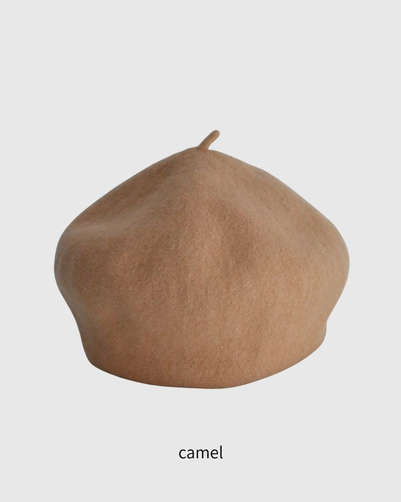 Woollen roll up Beret