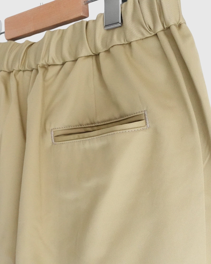WEST POINT 2TUCK TAPERED EASY PANTS Beige