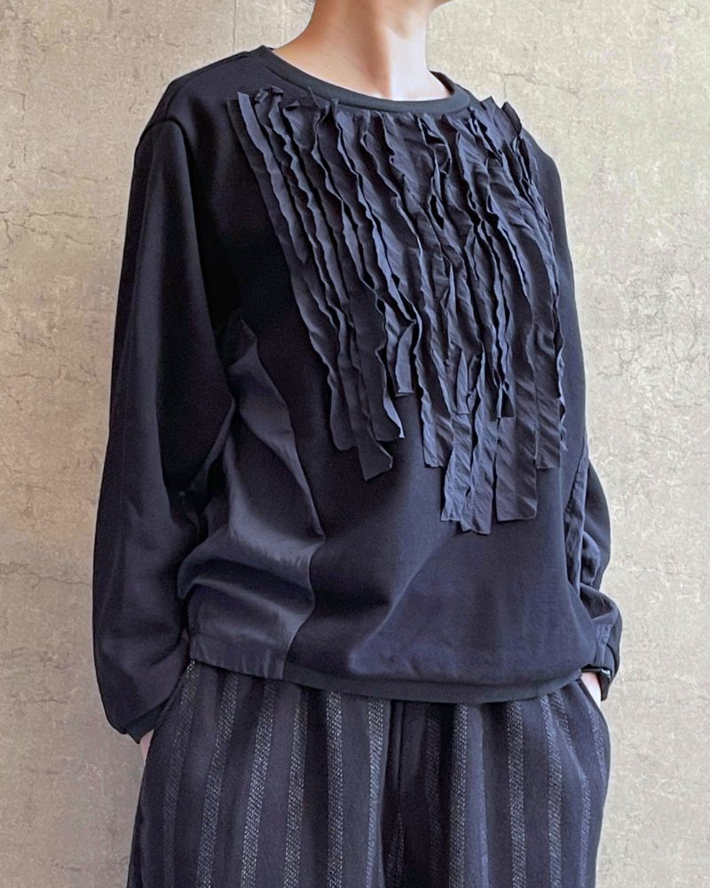 【予約】A/W 8T014 スラッシュスウェットプルオーバー（10月）