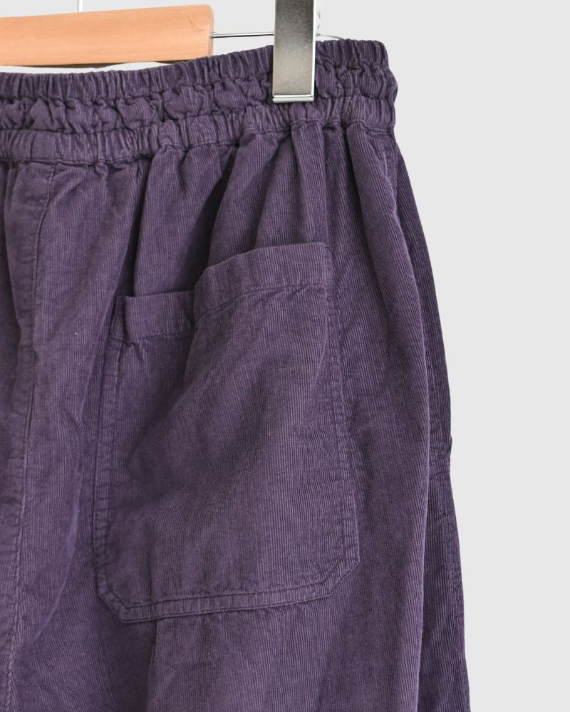 26 WALES CORDUROY OVERDYE EASY PANTS Purple