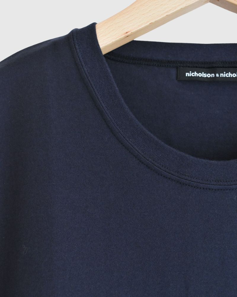 CALM フレンチスリーブTシャツ Navy