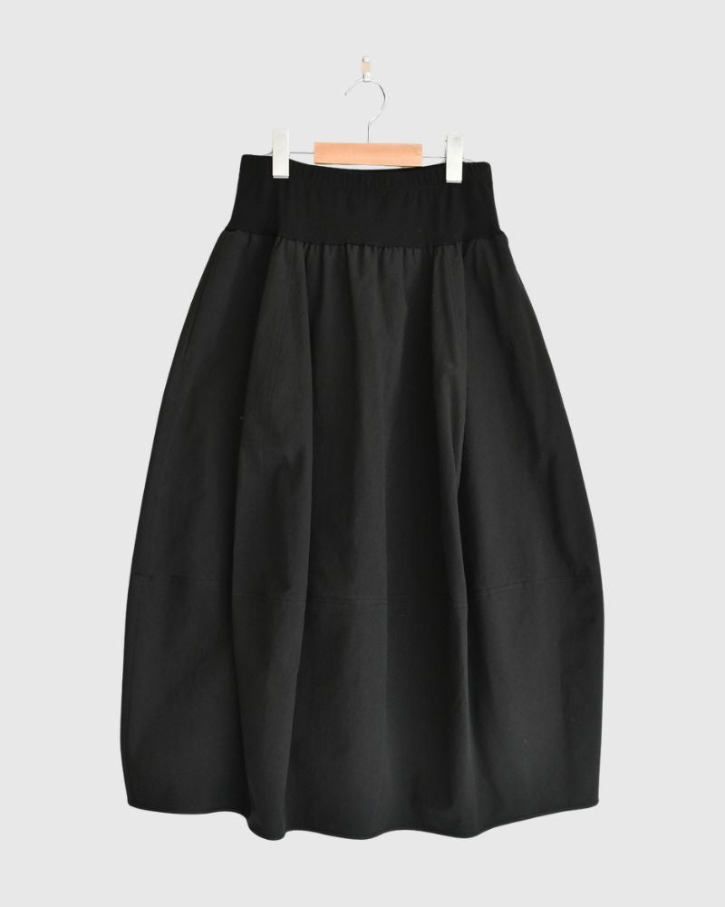 リブバレルスカート Black