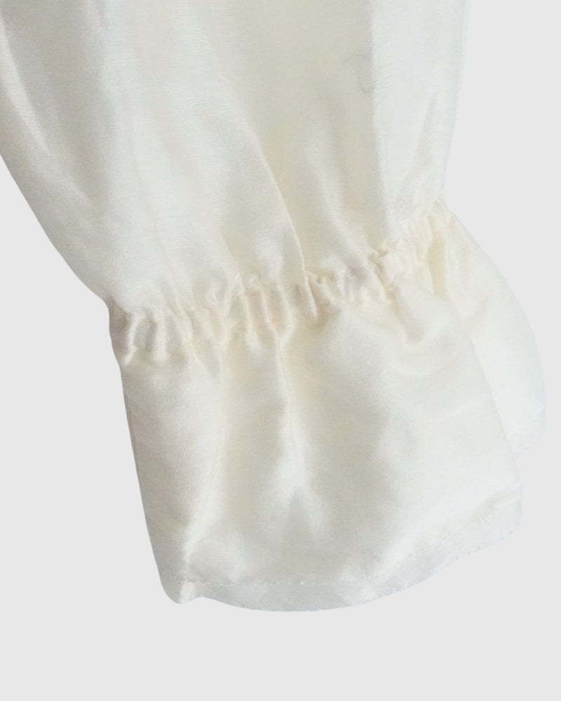 エアリーピンタックレースブラウス OffWhite