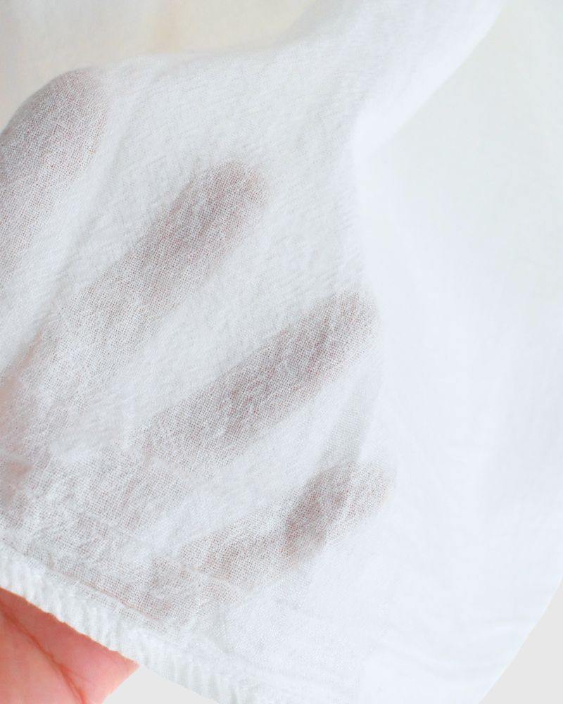 【sale】シーチングパフシシュウOP White　02