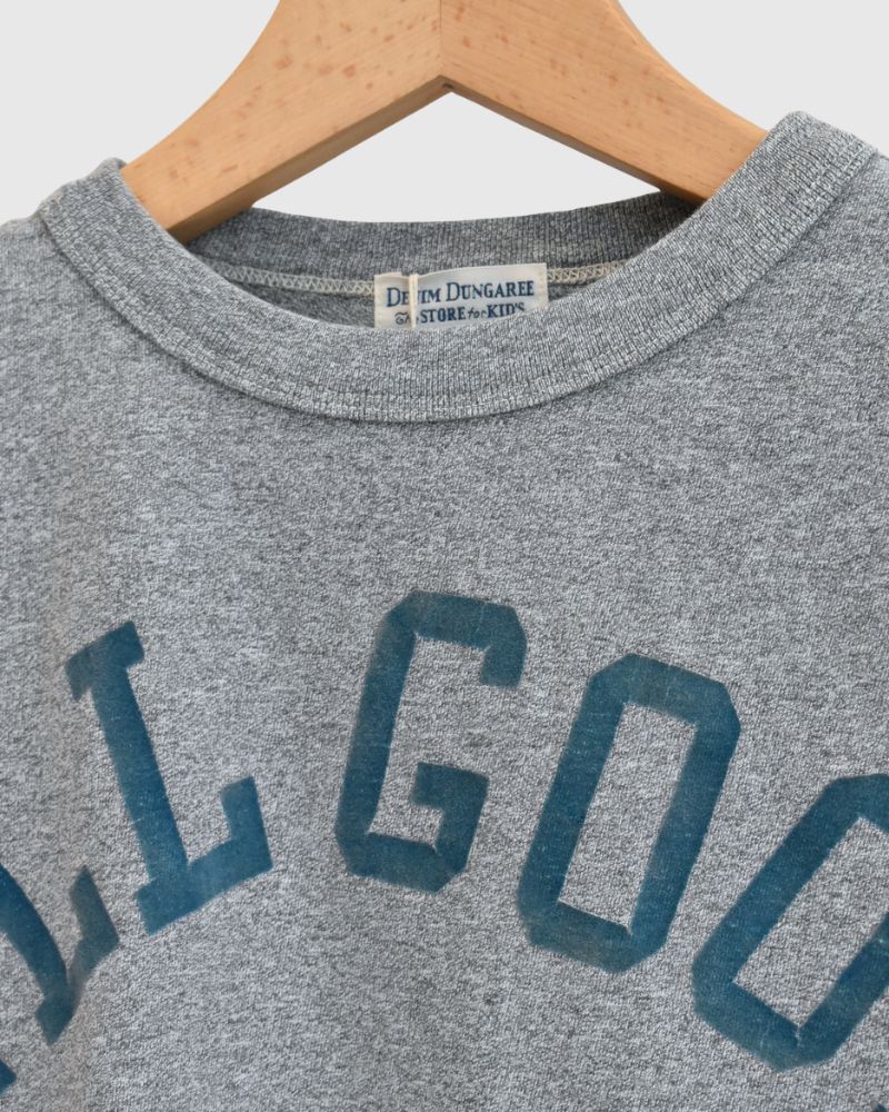 ビンテージコットン天竺 ALL GOOD Tシャツ (LADIES) Gray