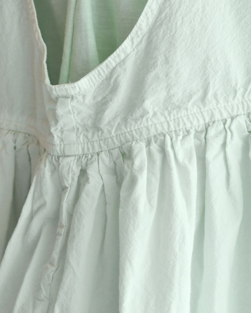 ノースリーブギャザートップス MintGreen