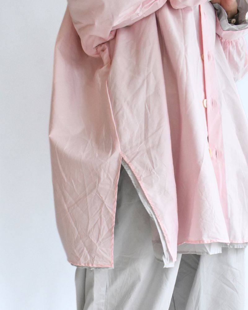 カフスフリル オーバーシャツ Pink
