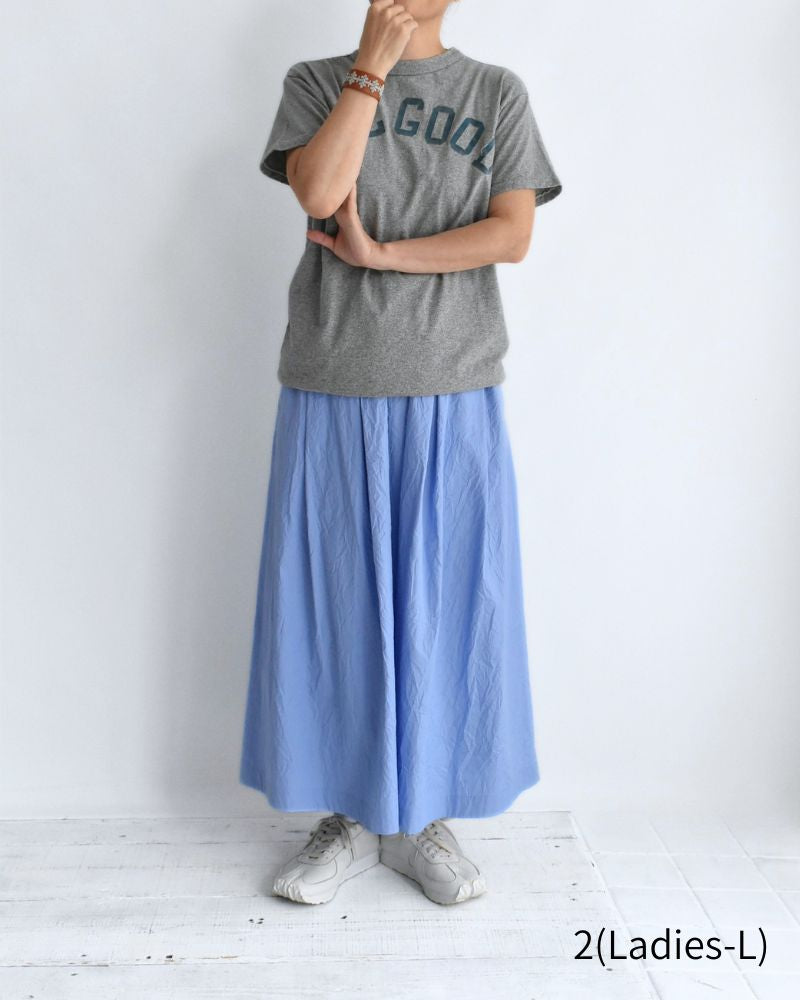 ビンテージコットン天竺 ALL GOOD Tシャツ (LADIES) Gray