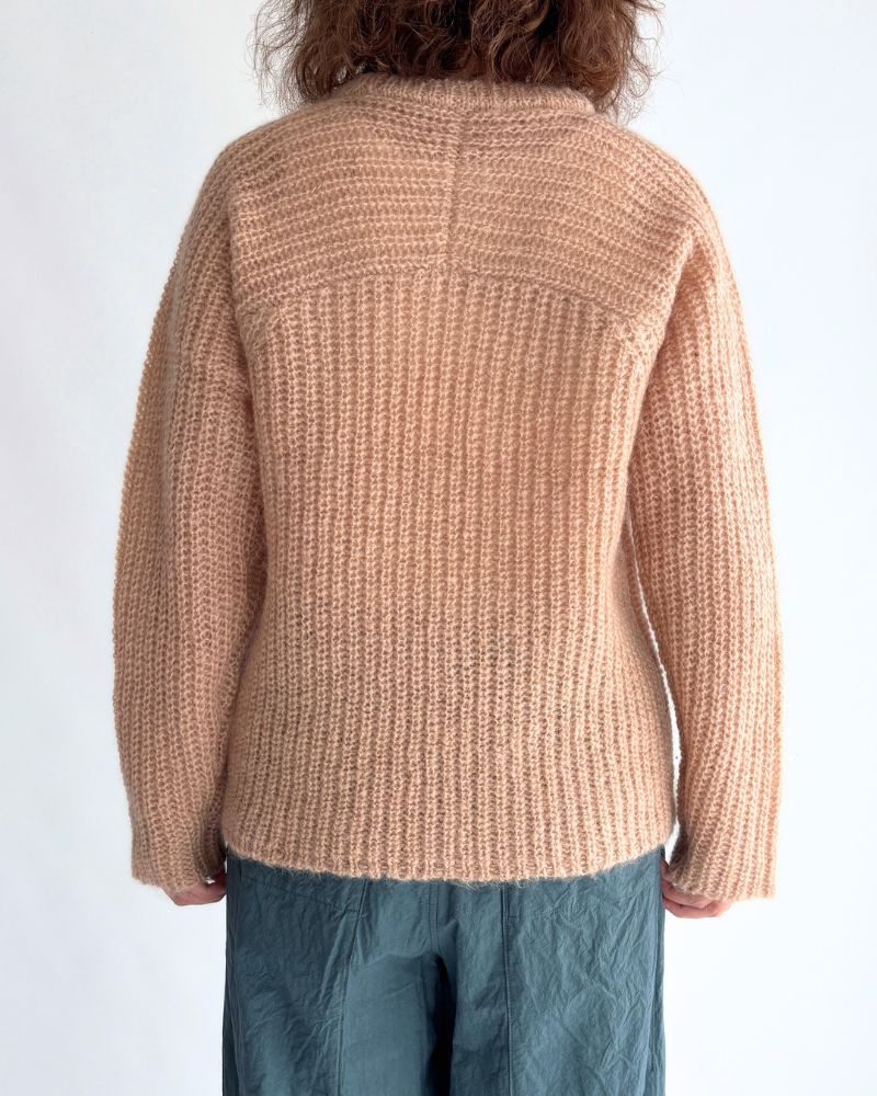 モヘアプルオーバー PinkBeige