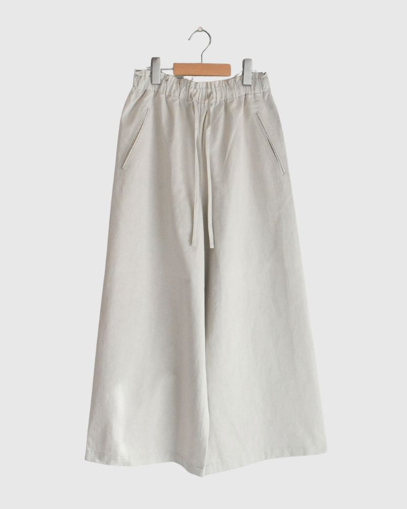 サイドシームレスワイドパンツ Natural