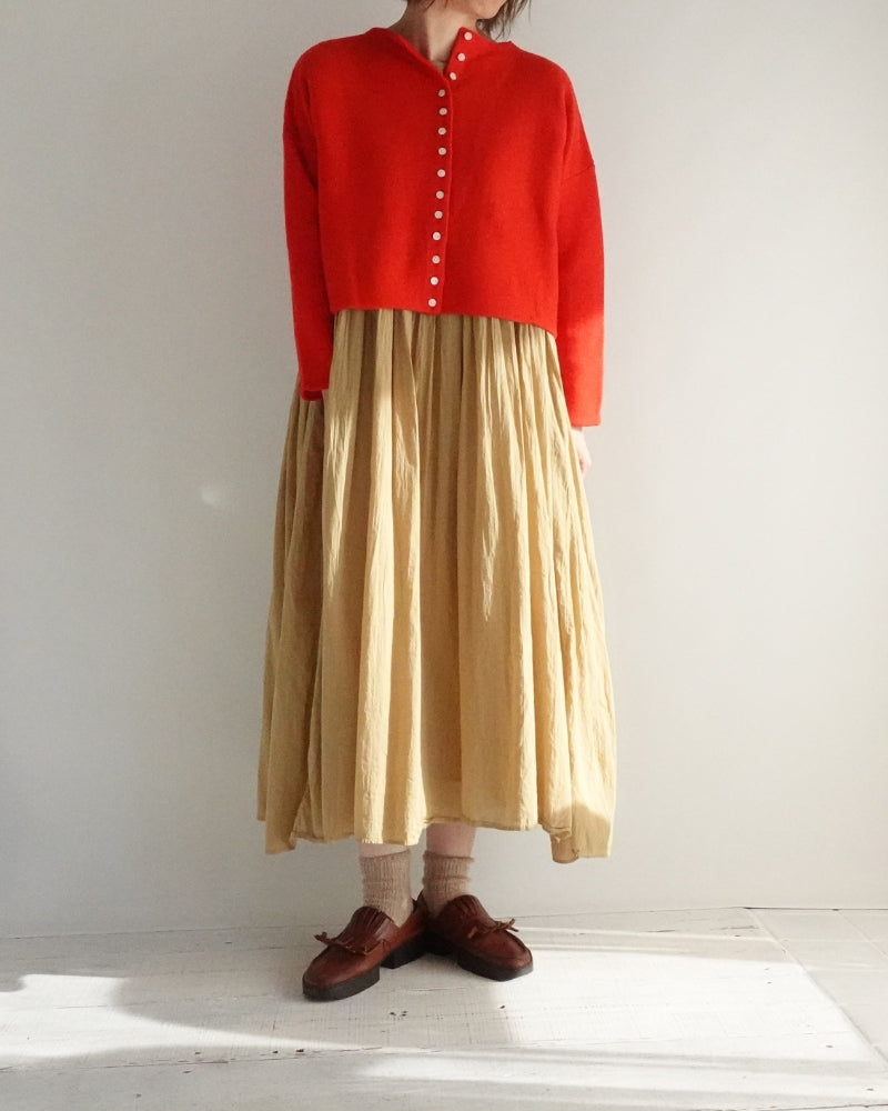ボトルネックボイルニット Red