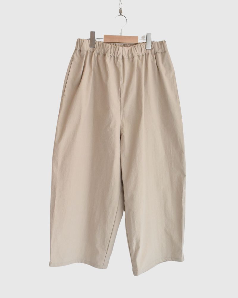 リラックスコットンワイドパンツ Beige