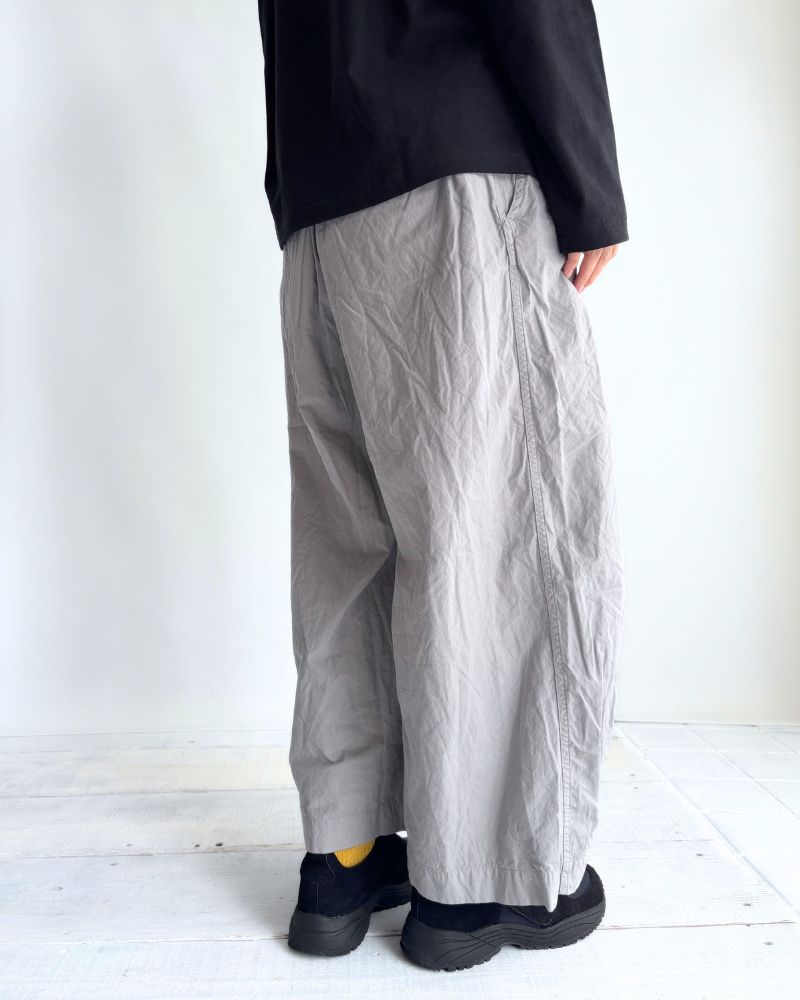 コットンシルクパンツ Gray