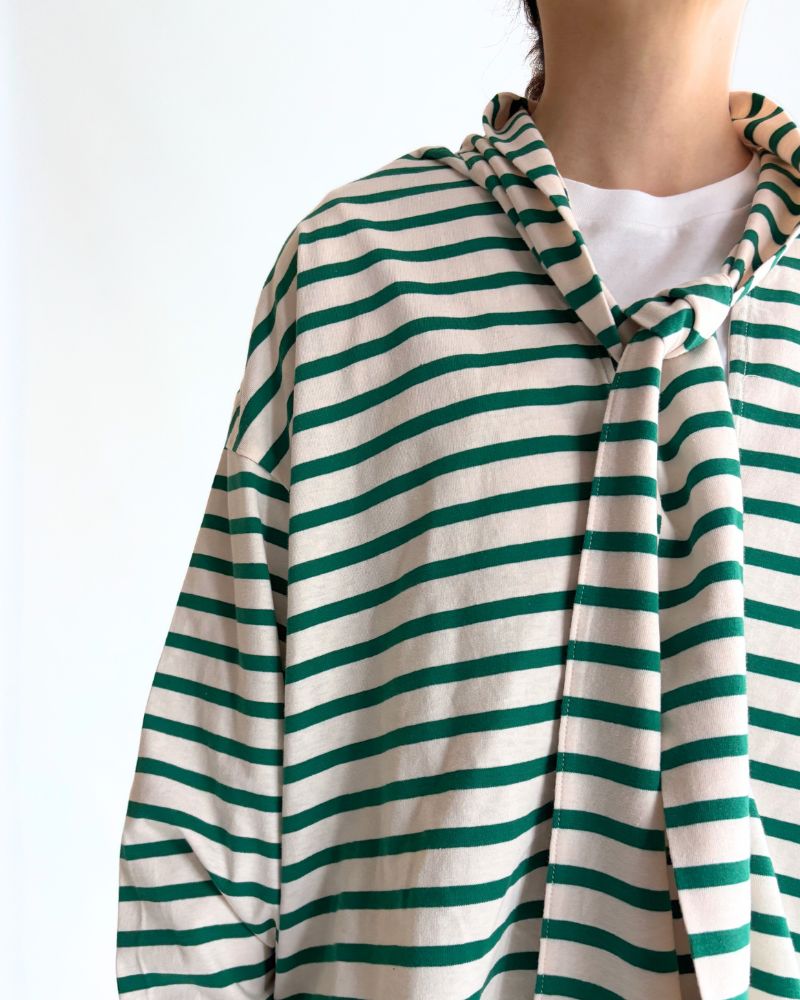 taco cotton ボーダータイ Pink/Green