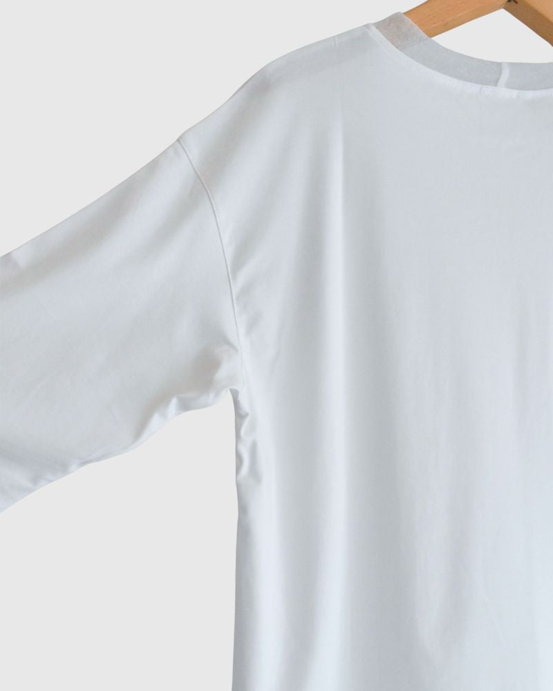 ANAIA SMOOTH/TULLE プルオーバー White