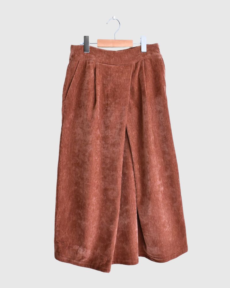 タックデザインスカート'YELL' Teracotta