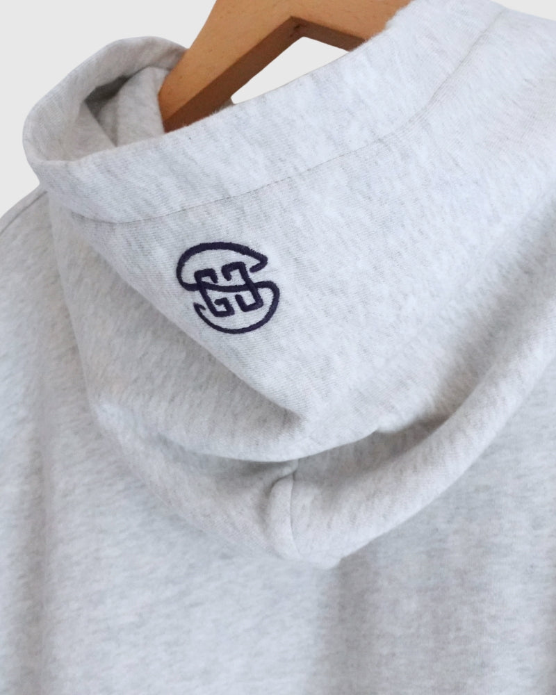 ウラケ GRVYCLRS アップリケ パーカー (MENS) Gray
