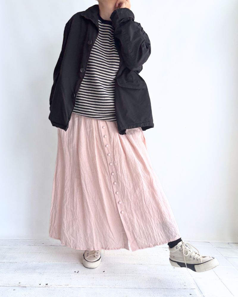 フレンチリネンスカート Pink