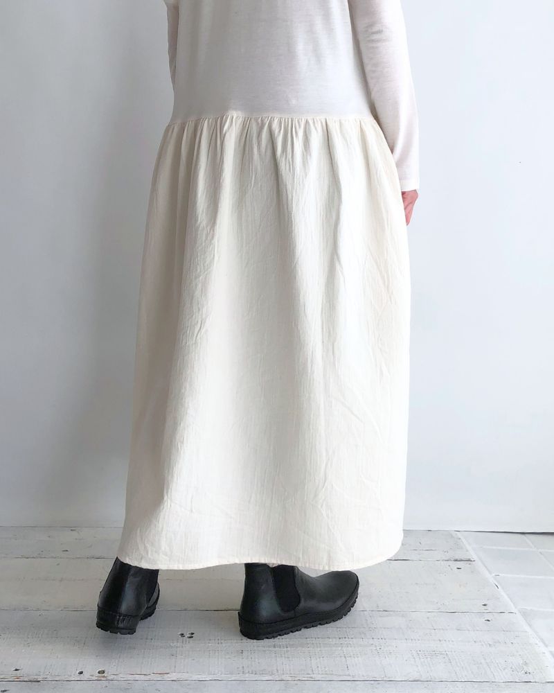 パフスリーブワンピース Ecru