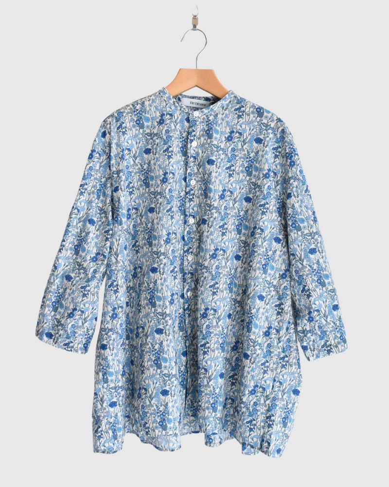 LIBERTY PRINT シャツブラウス Nazuna