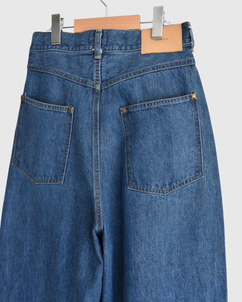 13ozムラ糸 バギーデニムパンツ VintageWash