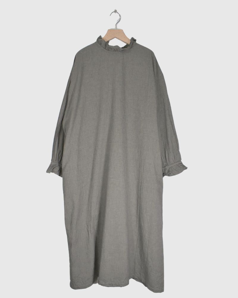 新品　wirrow Cupro Cotton crew neck dress WIRROW cupro cotton crew neck dress WIRROW cupro cotton crew neck