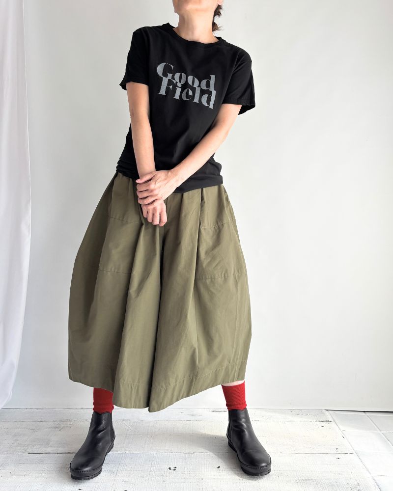 "DIAGONAL GFIELD" 4.4oz CREW-NECK S/SL T-SHIRT