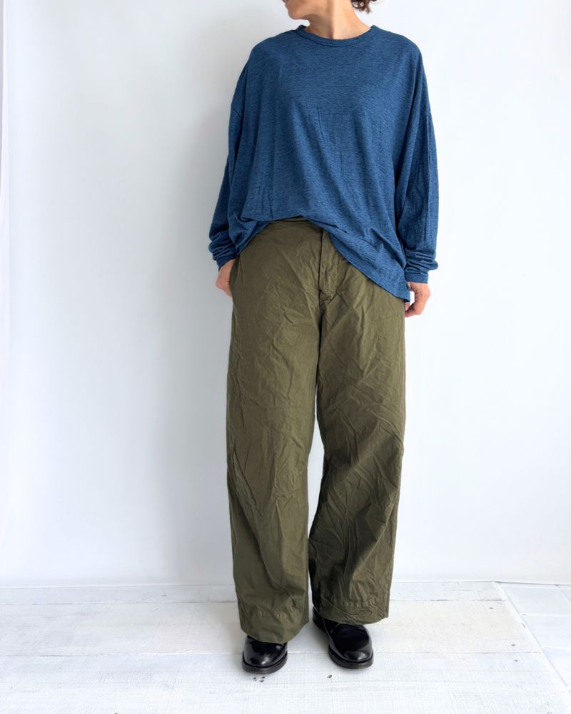 ガーメントダイパンツ Khaki