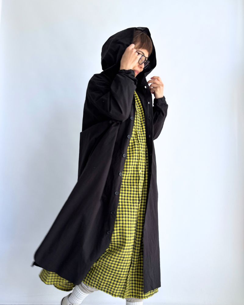 ギンガムチェック ドレス Yellow