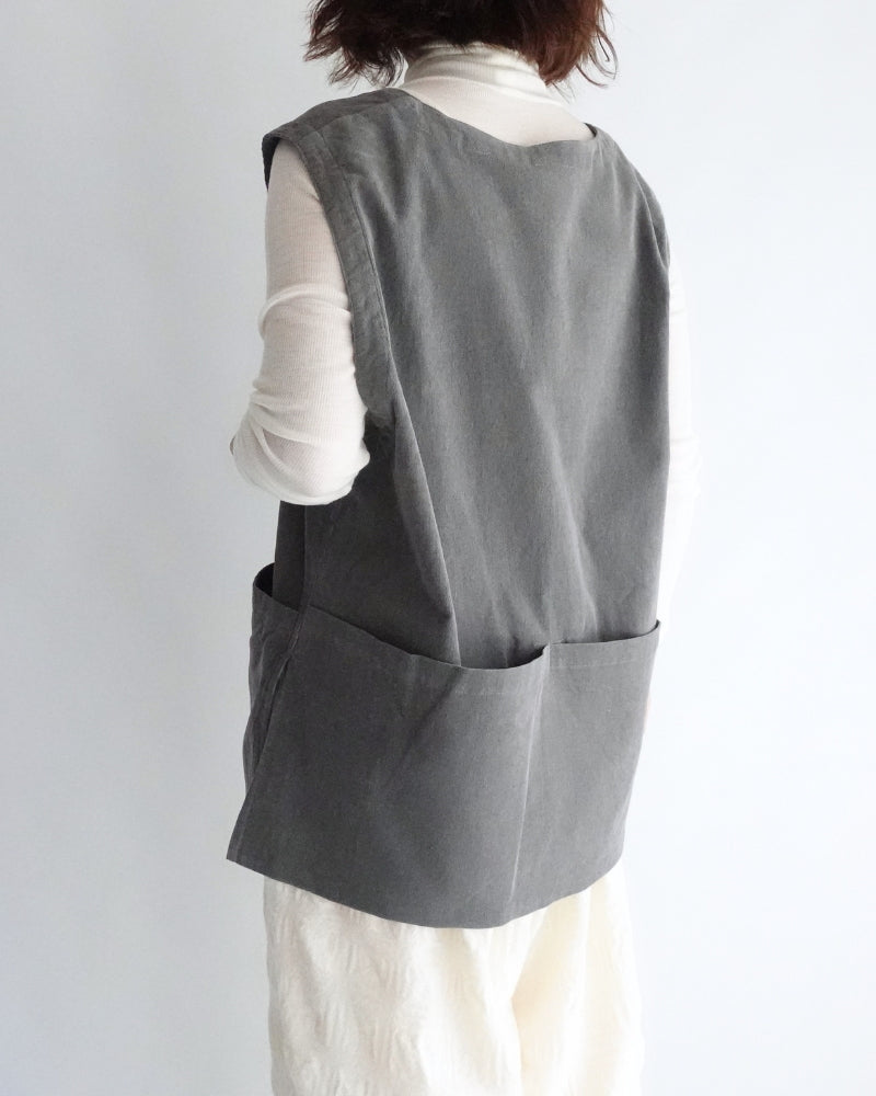 ワークプルベスト（コーデュロイ） Gray