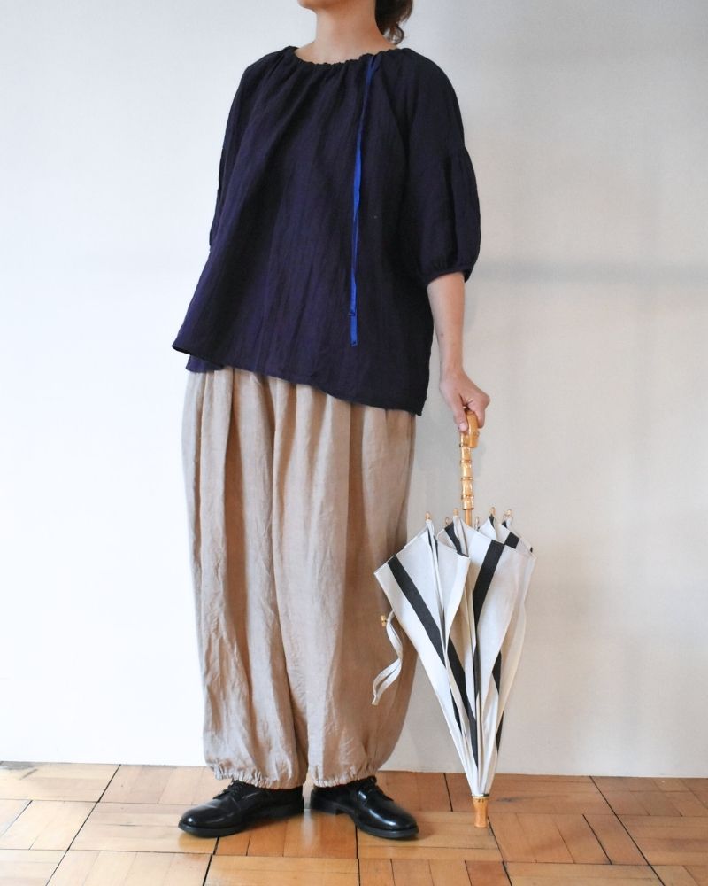【予約】S/S G1164 LINEN ameri PANTS（3月初旬 – 3月中旬）