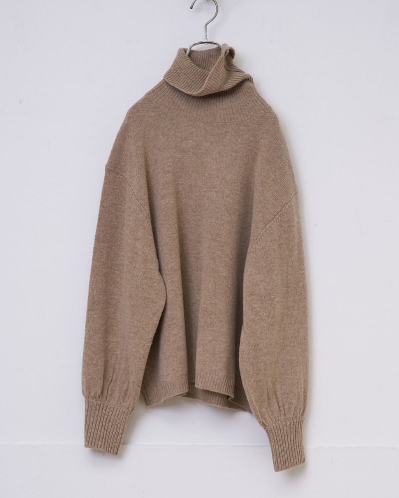 【予約】 F/W G 1241 ソリッドタートルニットプルオーバー（10月中旬 - 10月末）