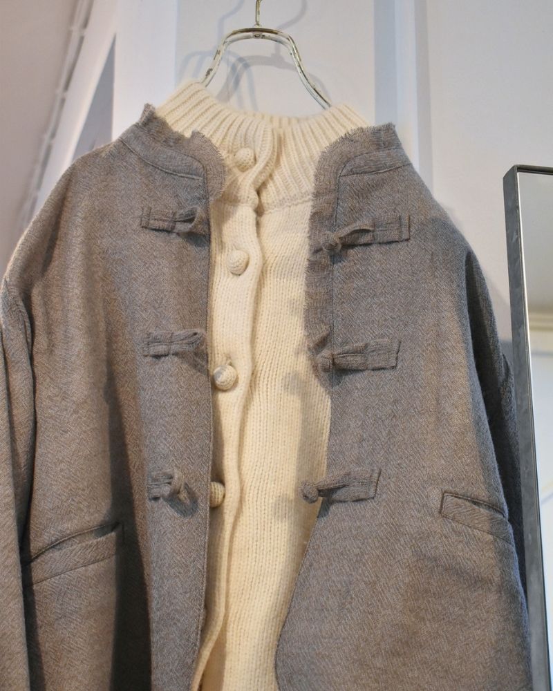 【予約】 F/W LA 528 アノニマスウールガーゼチャイナジャケット（10月末 - 11月初旬）