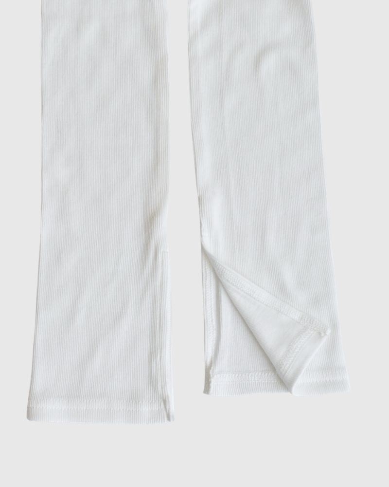 コットンカシミアテレコレギンス White