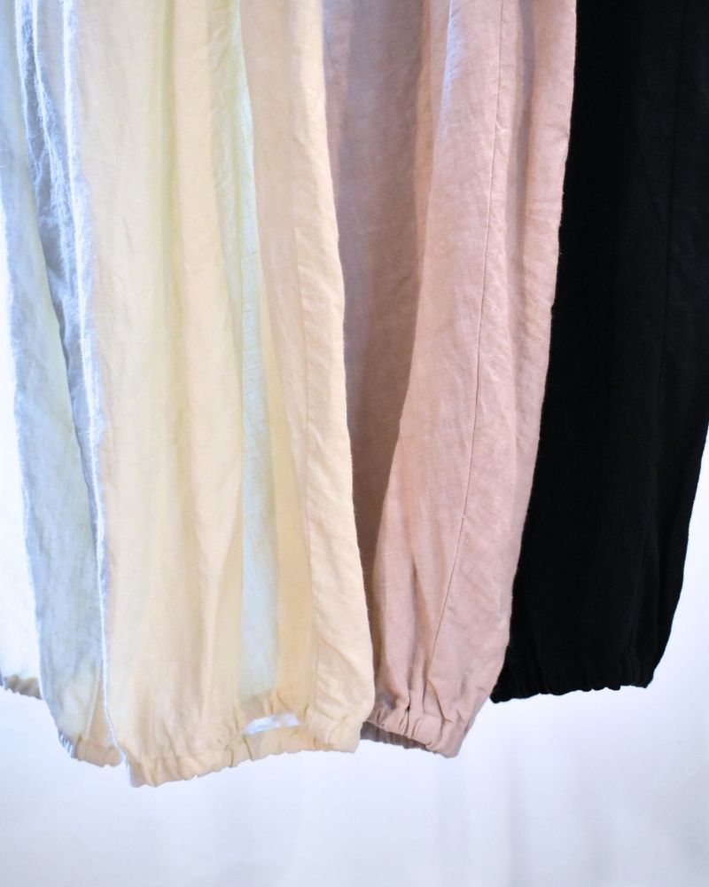 【予約】S/S G1164 LINEN ameri PANTS（3月初旬 – 3月中旬）