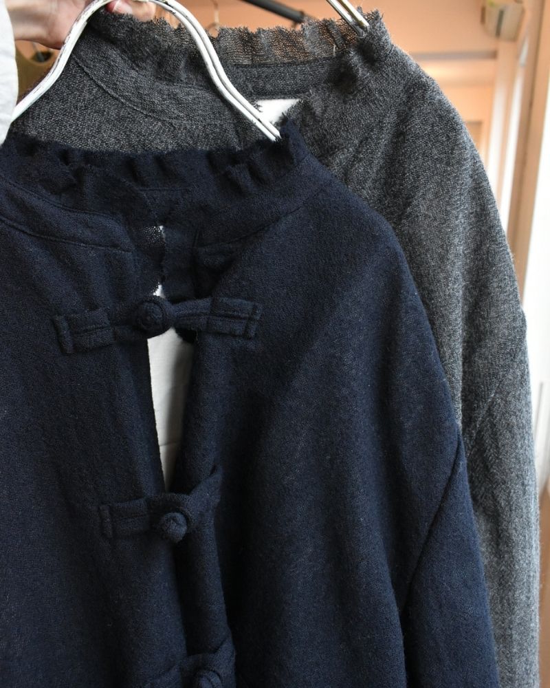 【予約】 F/W LA 528 アノニマスウールガーゼチャイナジャケット（10月末 - 11月初旬）