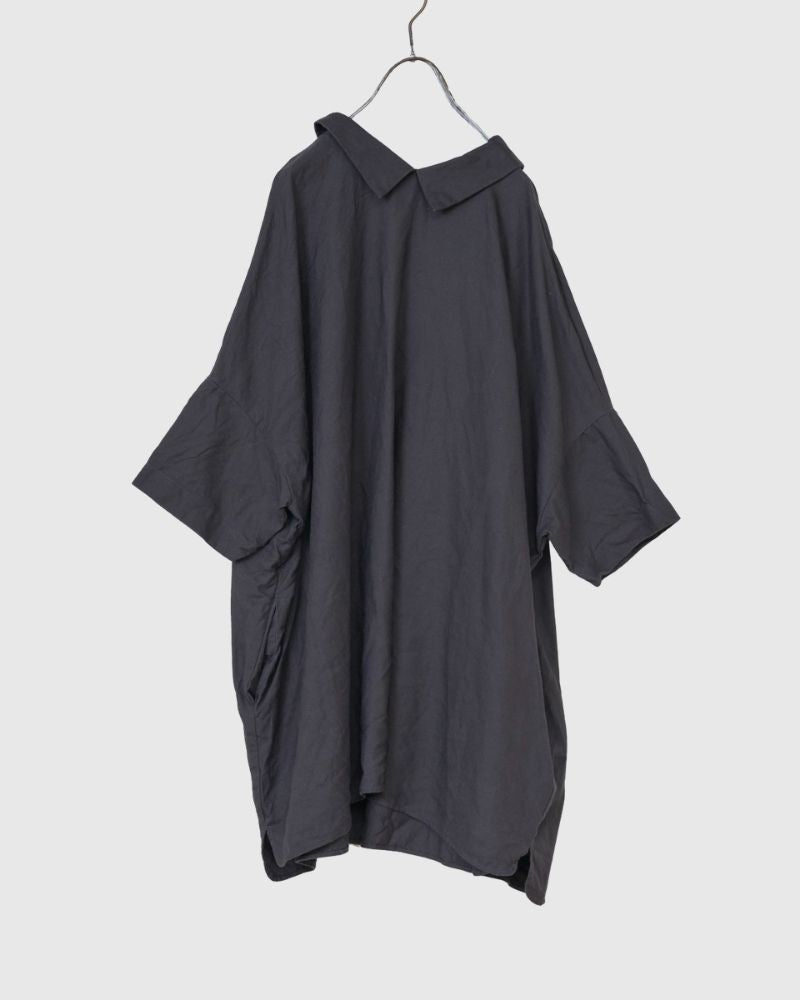 【予約】S/S LA465 ORDINARY WIDE SHIRT TUNIC BLOUSE（5月初旬 – 5月中旬）