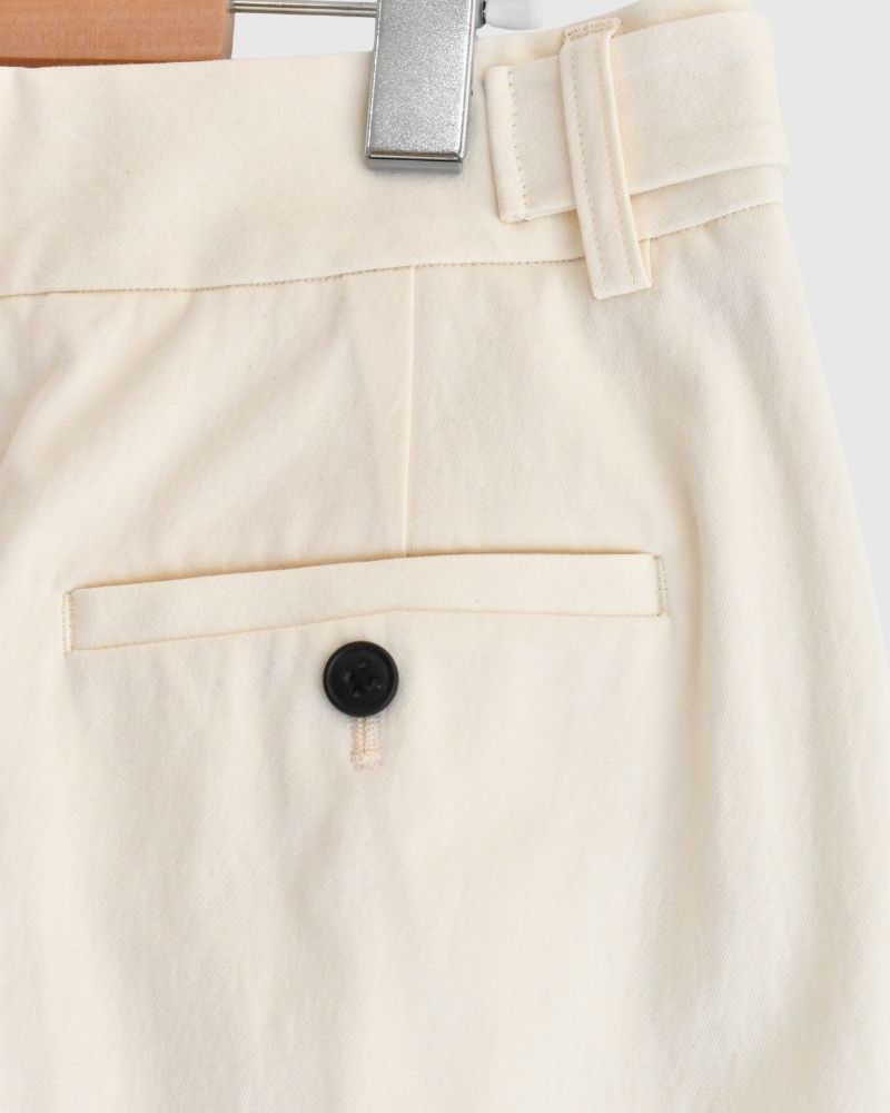 KARL-CHINO センタープレスパンツ OffWhite