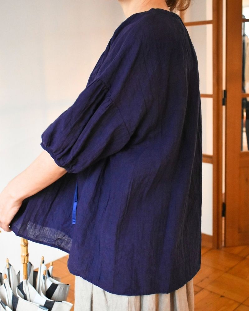 【予約】S/S R368 WRINKLE STRING BLOUSE（5月中旬 – 5月末）