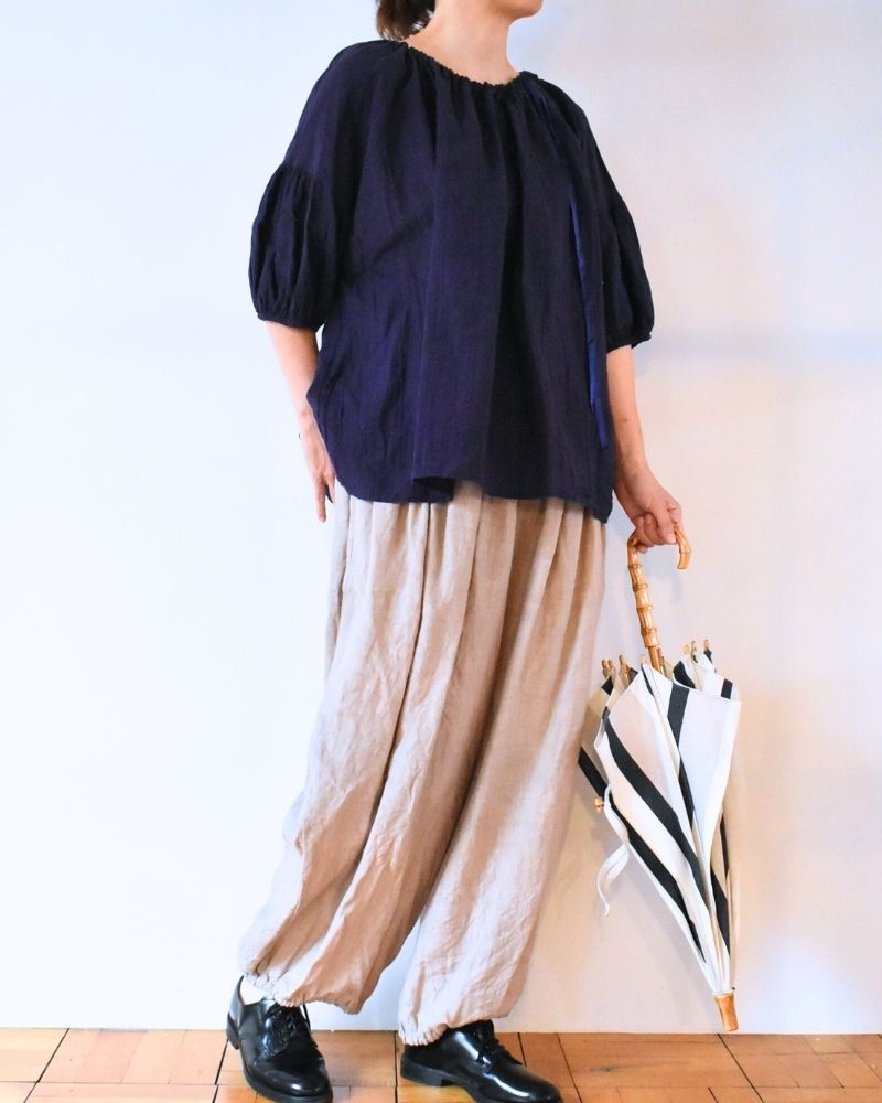 【予約】S/S R368 WRINKLE STRING BLOUSE（5月中旬 – 5月末）