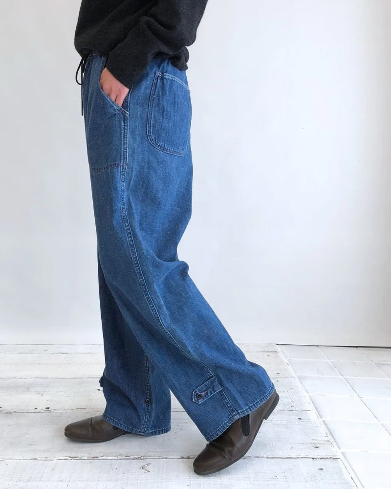 【sale】ワークデニムイージーランチPN Navy