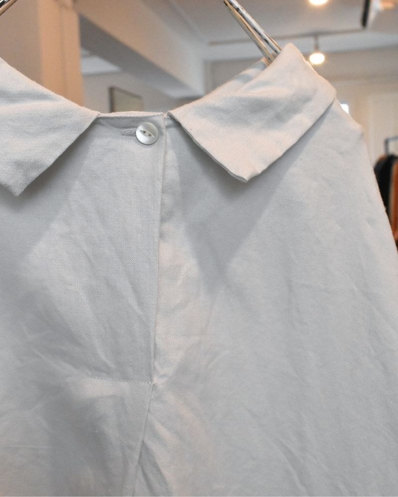 【予約】S/S LA465 ORDINARY WIDE SHIRT TUNIC BLOUSE（5月初旬 – 5月中旬）