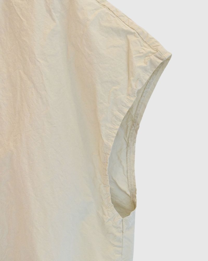 シュリンクフレンチスリーブシャツ Beige