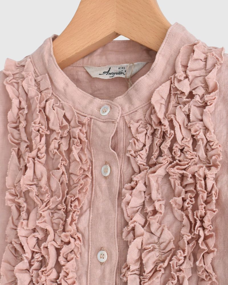 フレンチリネンシャツ Pink