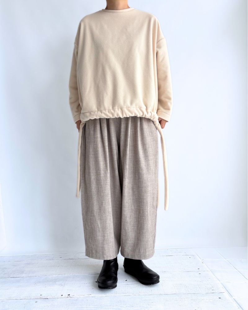 ルーズシルエットイージーパンツ 'PESH TR' LightBeige